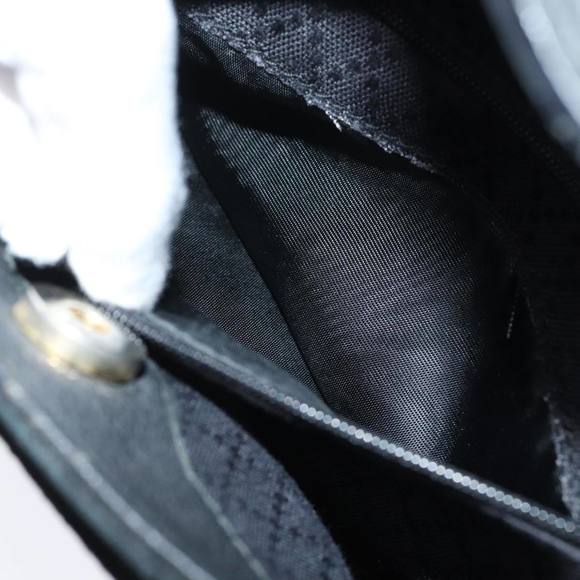 GUCCI Bamboo Hand Bag Suede 2way Black 000 122 0316 Auth 71504 - Picture 11 of 16